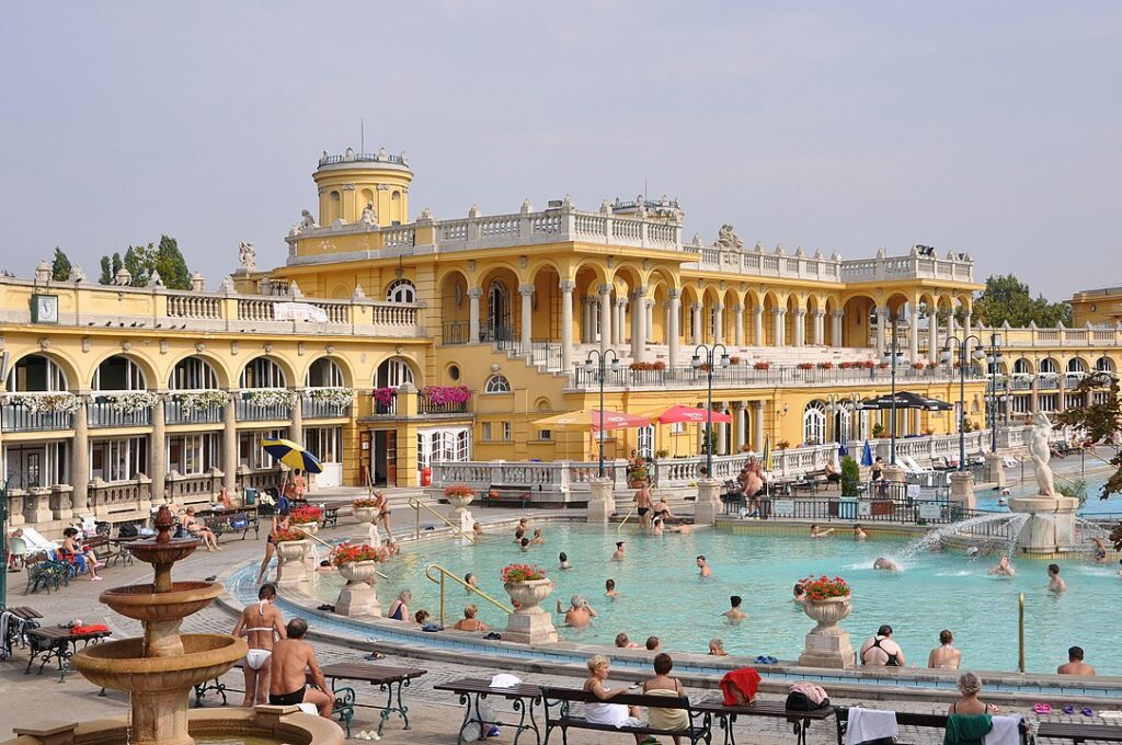 Szechenyi Thermal Bath, Budapest, Hungary