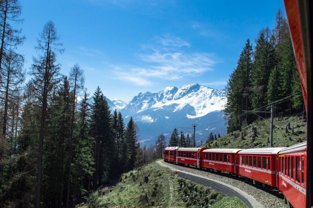 The Bernina Express, Switzerland and Italy