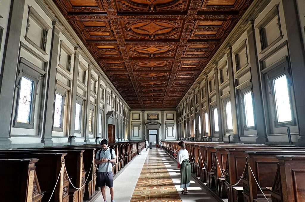 The Laurentian Library - Designed by Michelangelo