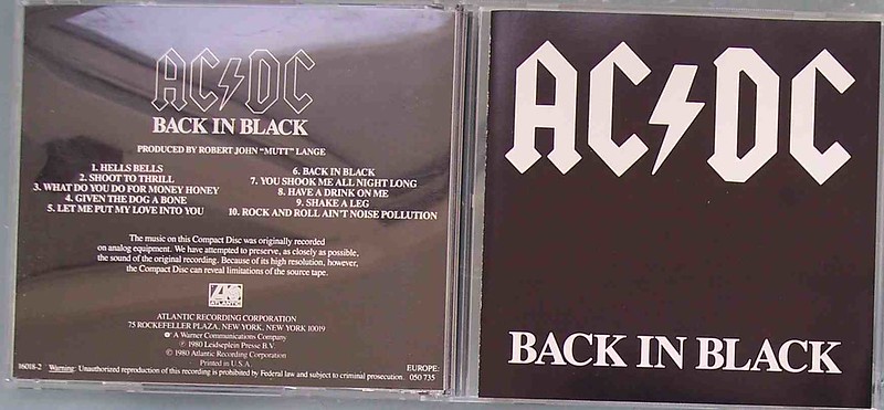 AC/DC – Back in Black (1980)