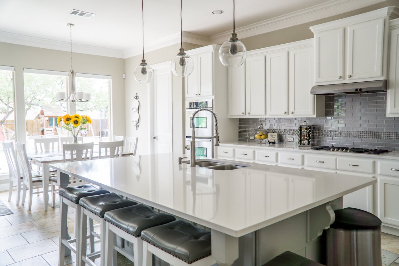 All-White Kitchens