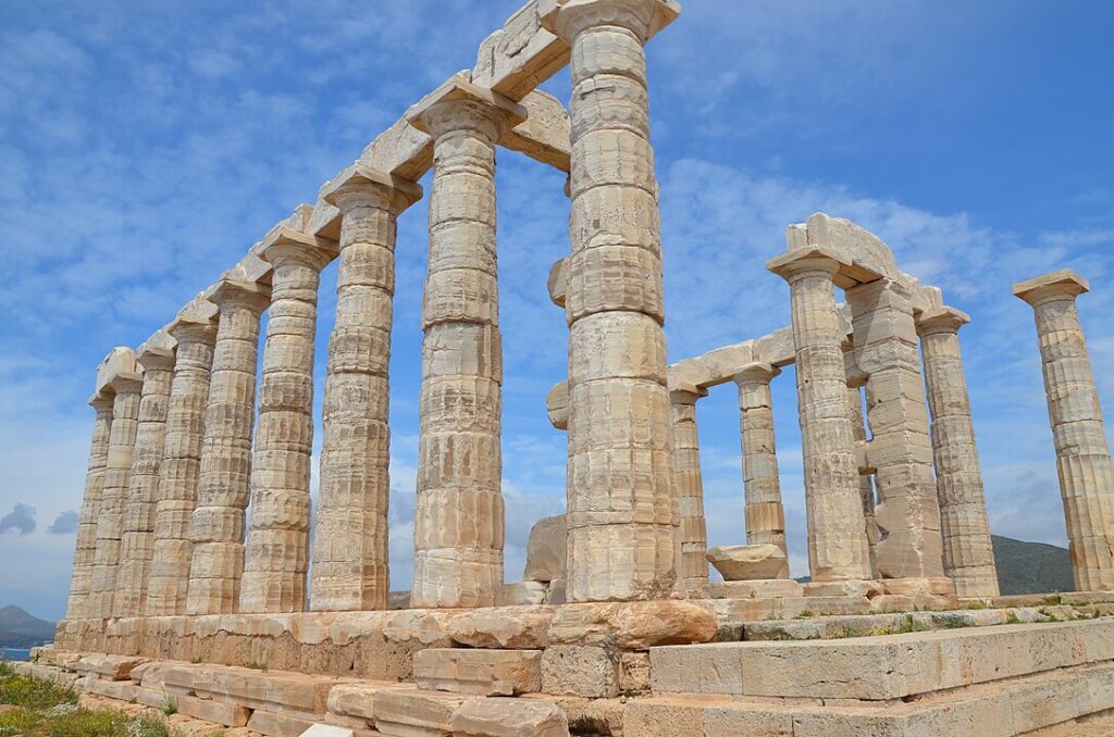 Temple of Poseidon at Cape Sounion (Greece)