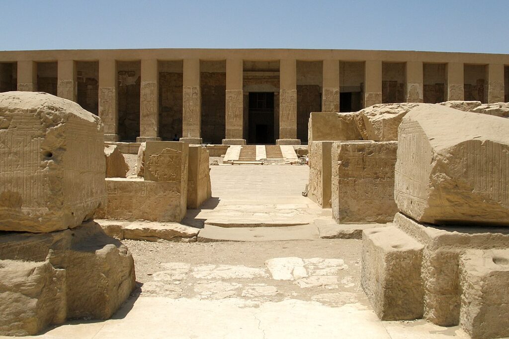 Temple of Seti I at Abydos (Egypt)