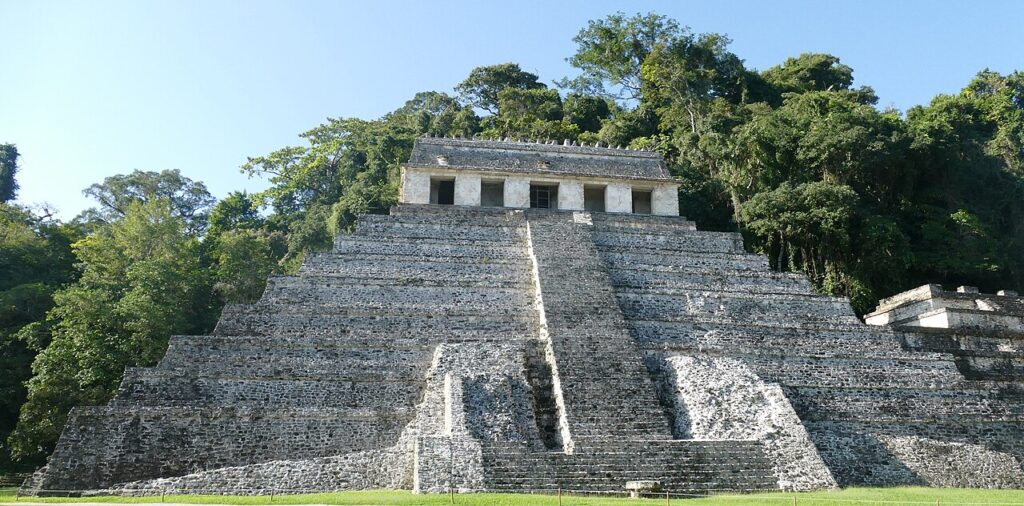 Temple of the Inscriptions at Palenque (Mexico)