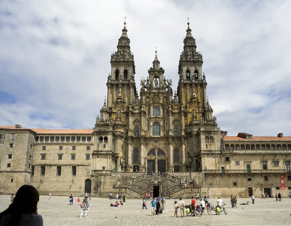 The Cathedral of Santiago de Compostela (Spain)