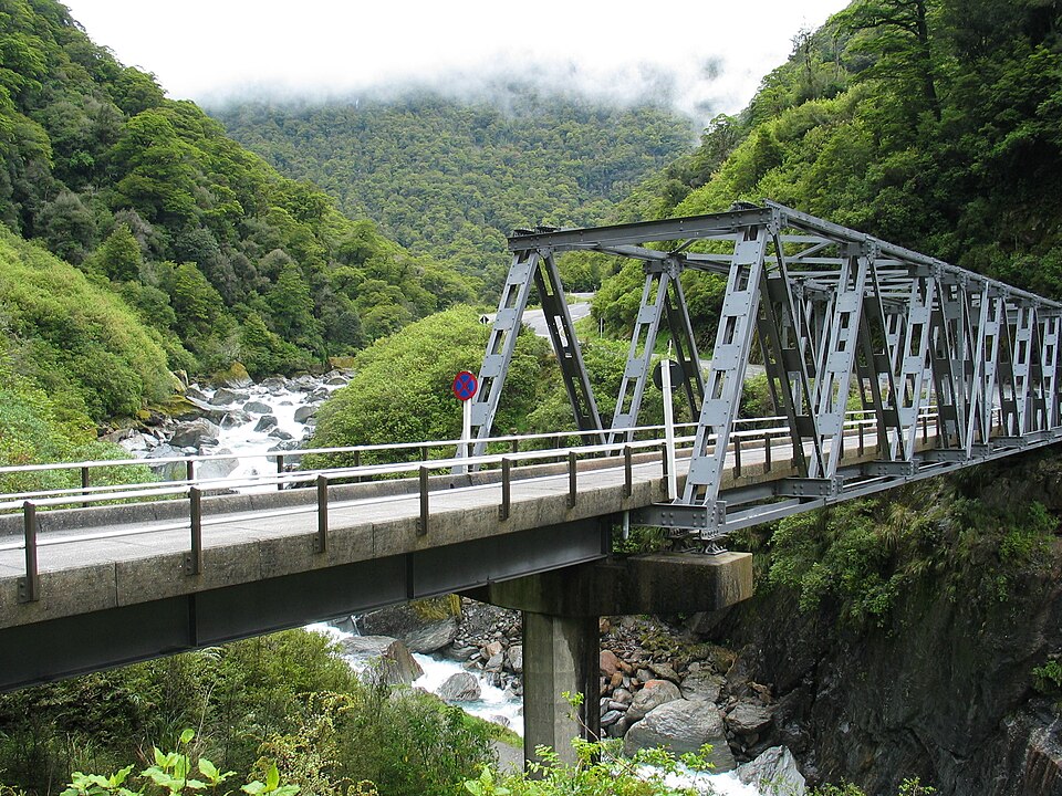 The Haast Pass Bridge (New Zealand)