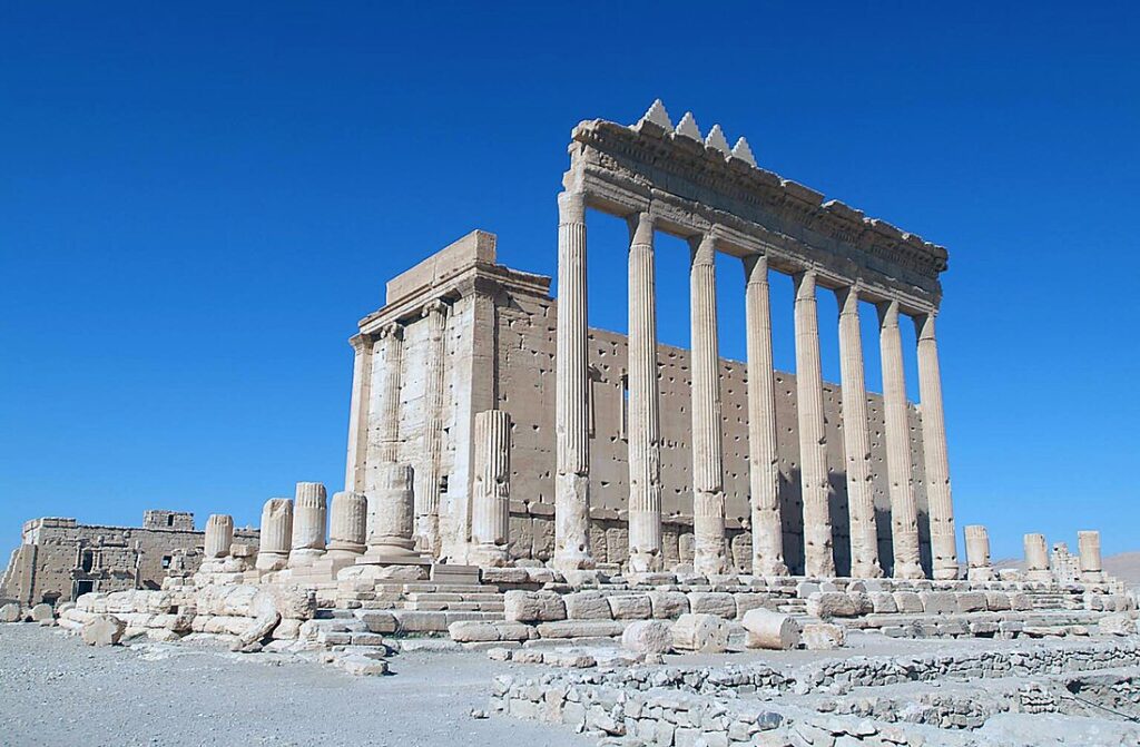 The Temple of Bel in Palmyra