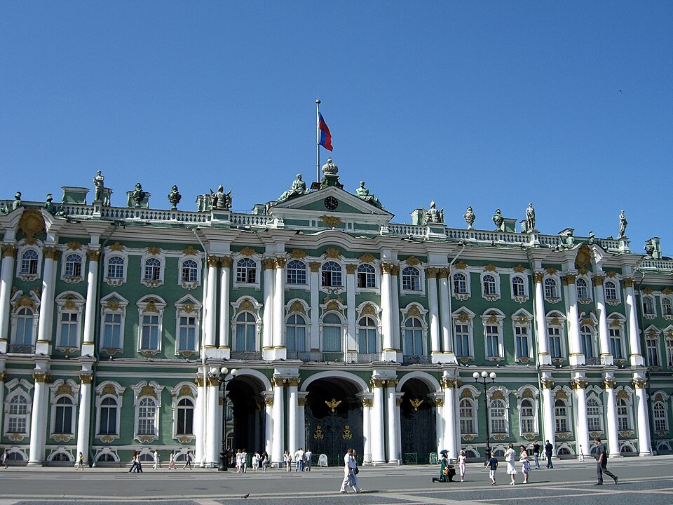 The Winter Palace of the Tsars (Saint Petersburg, Russia)